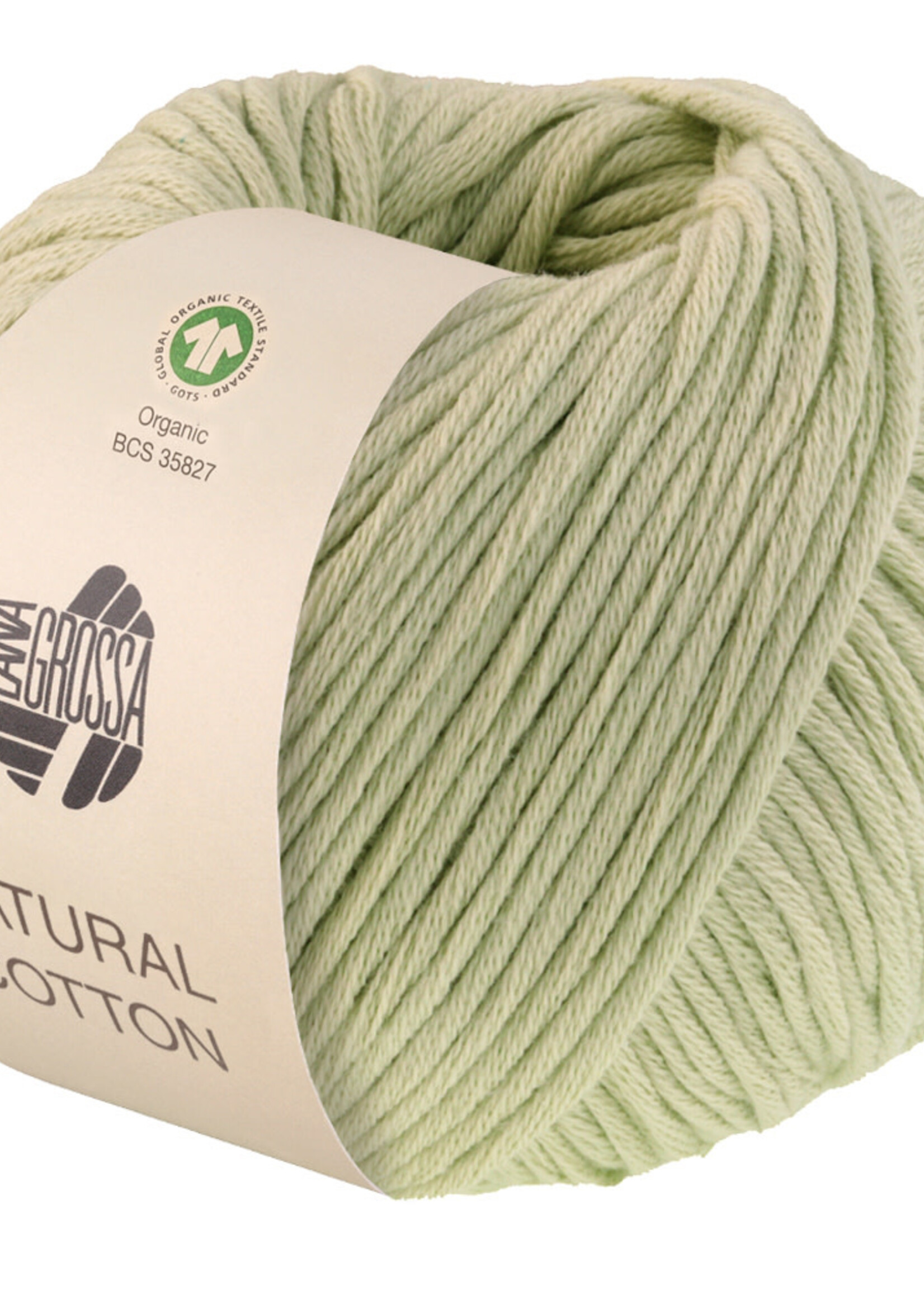 Lana Grossa Natural Cotton Gots -01 lichtgroen