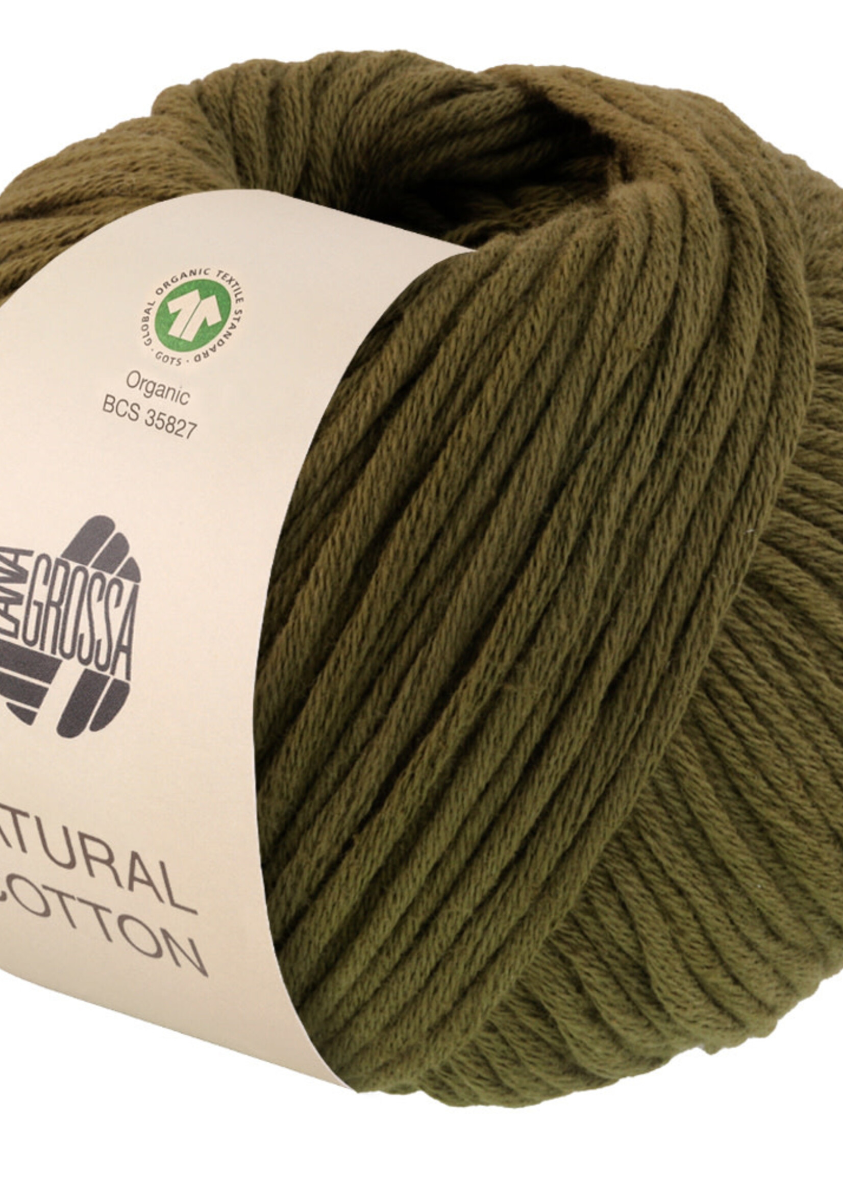 Lana Grossa Natural Cotton Gots -02 mosgroen