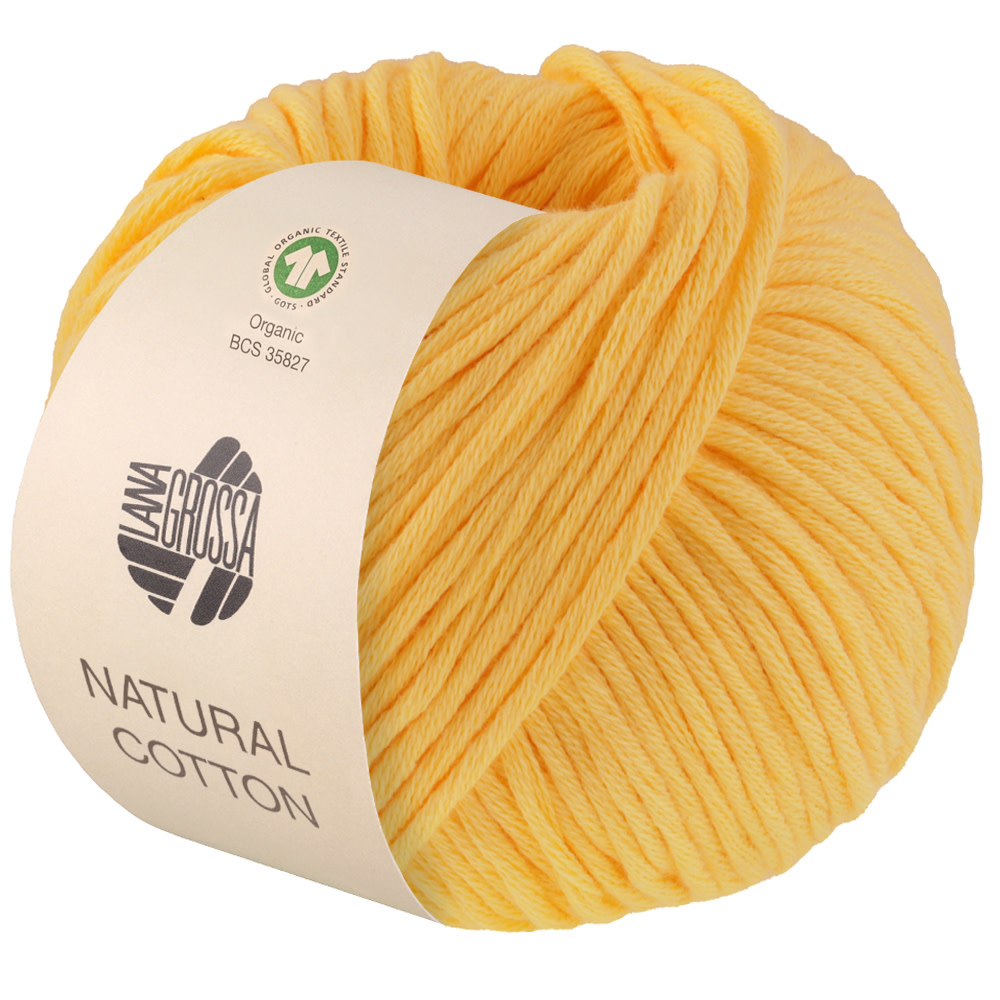 Lana Grossa Natural Cotton Gots -05 geel