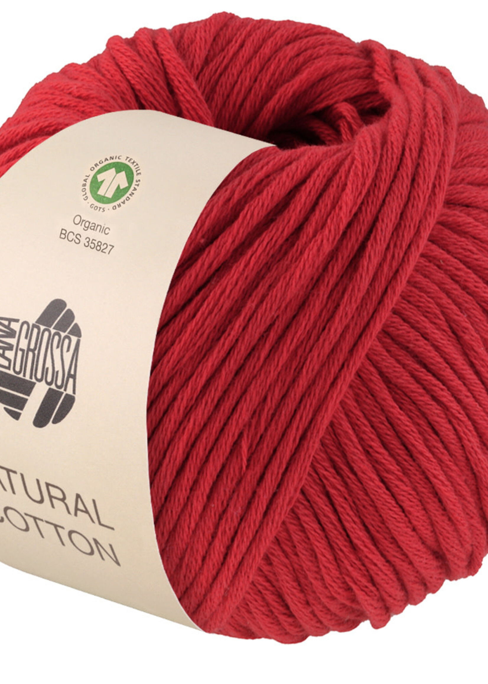 Lana Grossa Natural Cotton Gots -07 rood