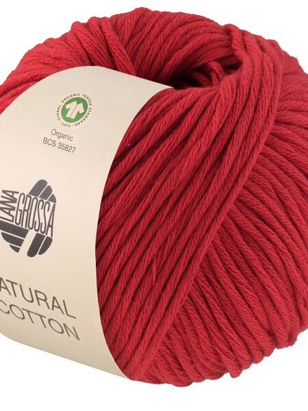 Lana Grossa Natural Cotton Gots -07 rood