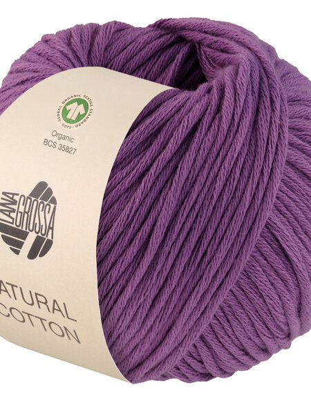 Lana Grossa Natural Cotton Gots -08 lila