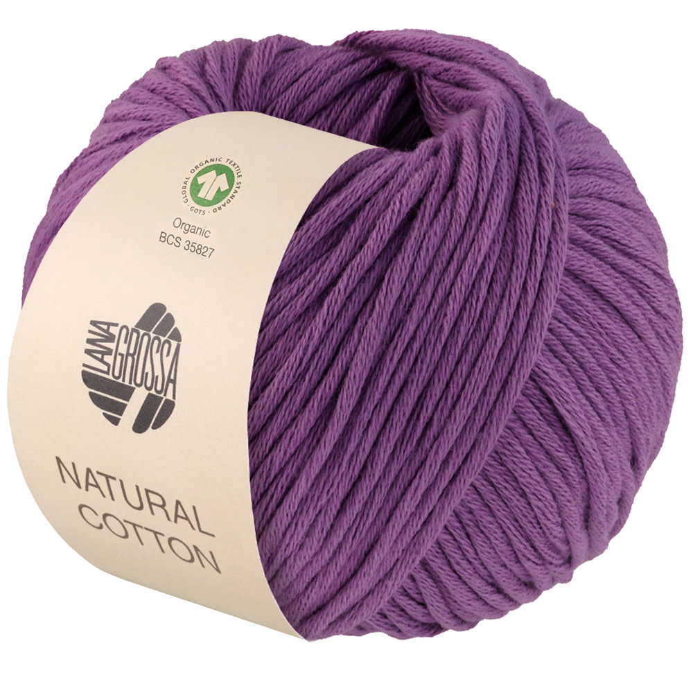Lana Grossa Natural Cotton Gots -08 lila