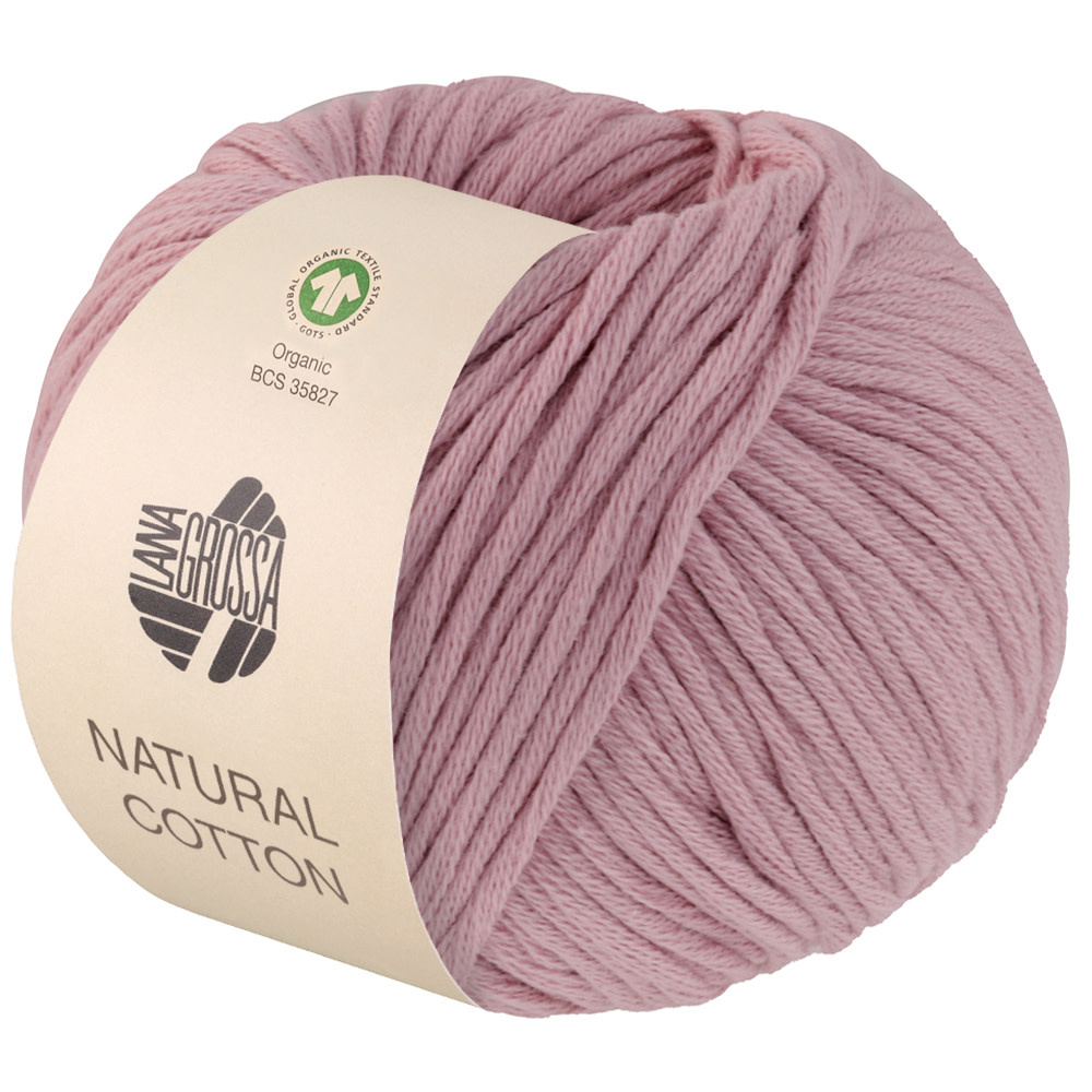 Lana Grossa Natural Cotton Gots -11 oudroze
