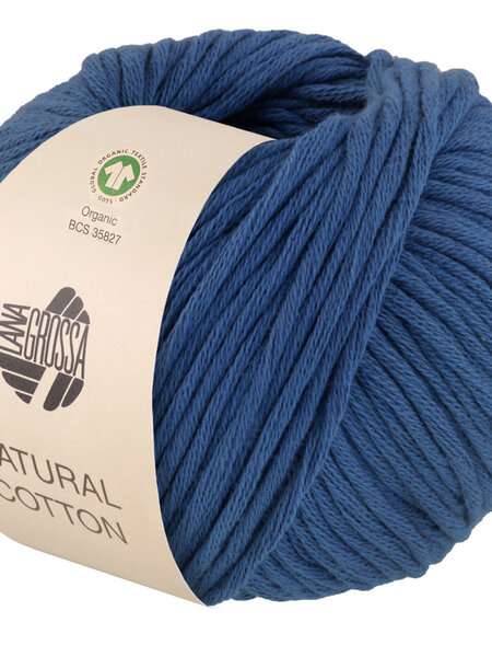 Lana Grossa Natural Cotton Gots -14 blauw