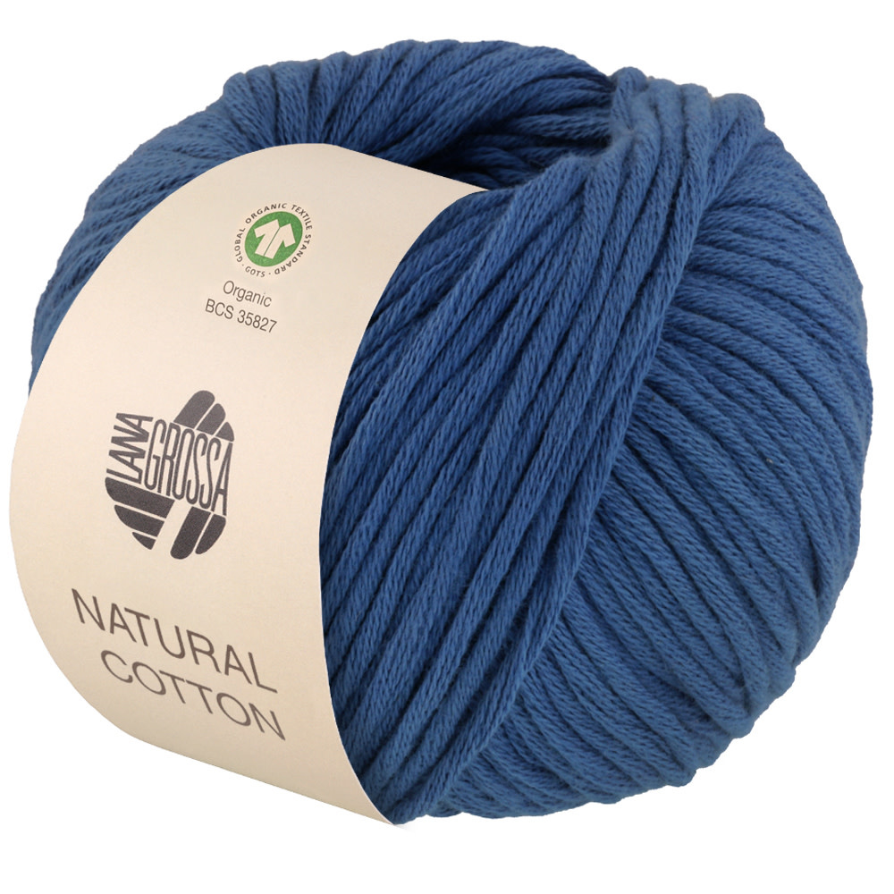 Lana Grossa Natural Cotton Gots -14 blauw