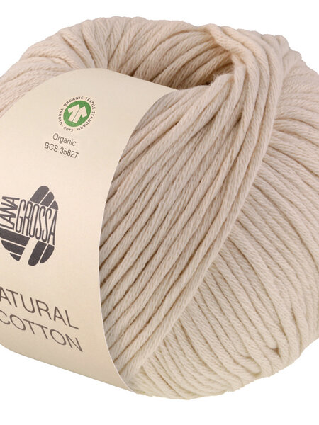 Lana Grossa Natural Cotton Gots -18 eierschaal