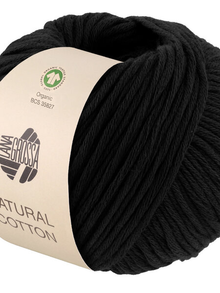 Lana Grossa Natural Cotton Gots -22 zwart