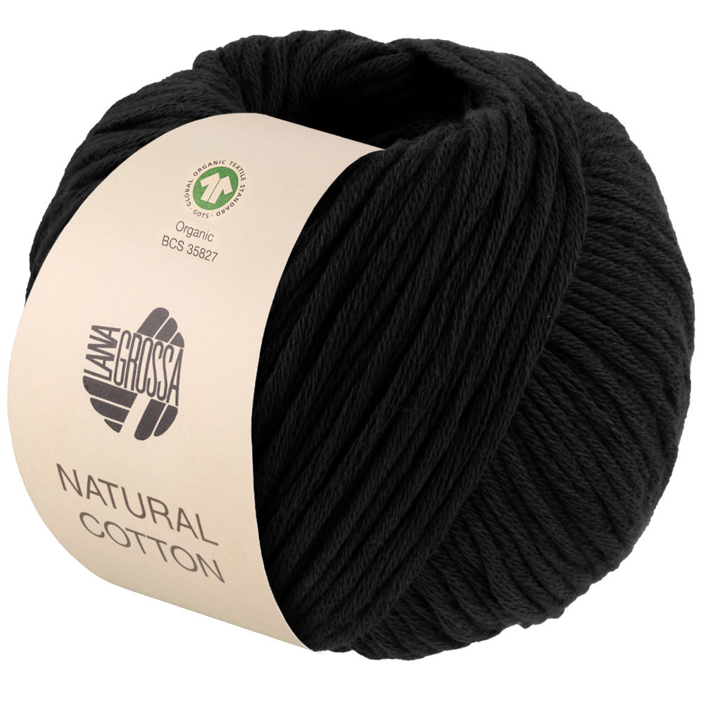 Lana Grossa Natural Cotton Gots -22 zwart