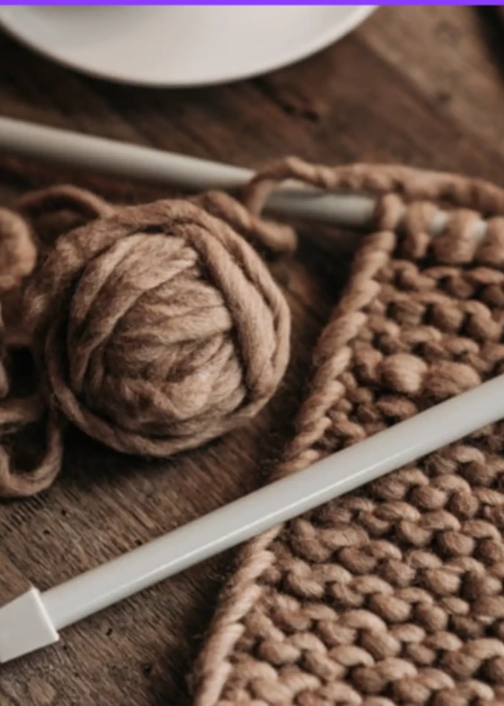 Basis breien -workshop op zaterdagvoormiddag