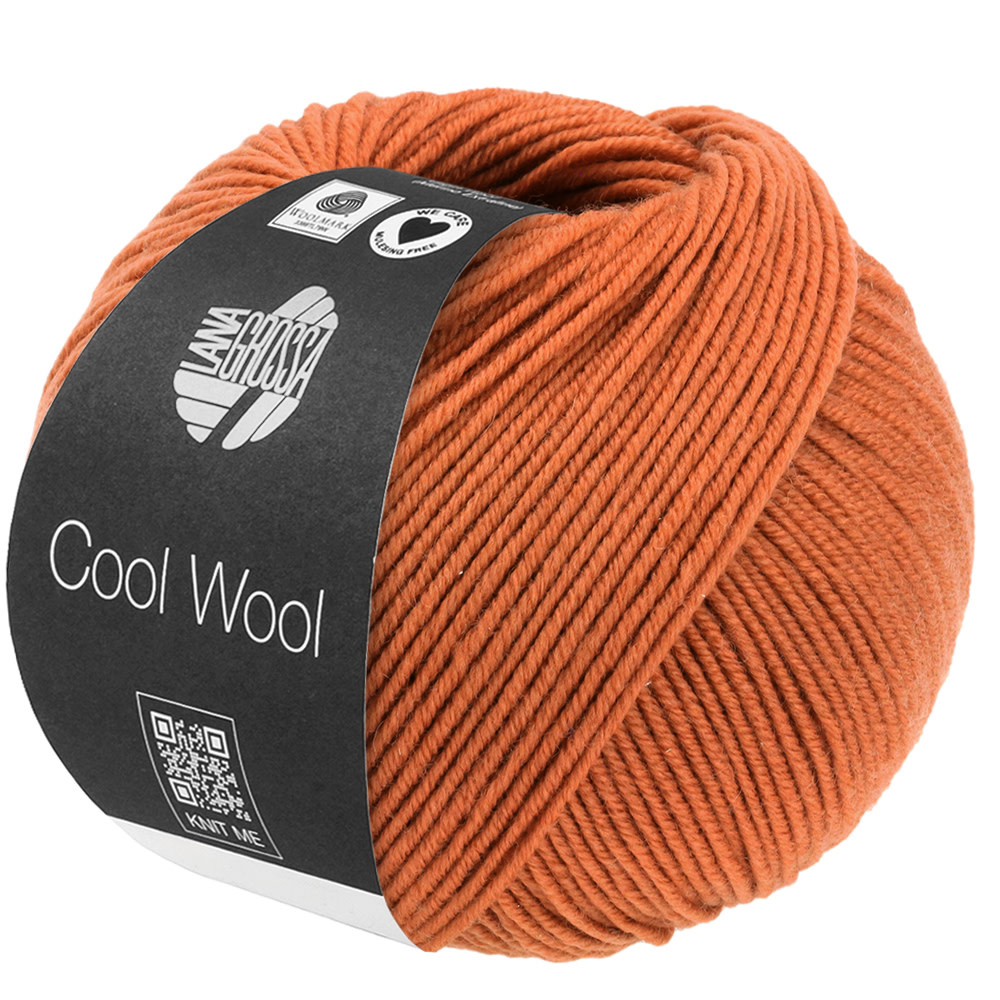 Lana Grossa Cool Wool -2116 oranjebruin