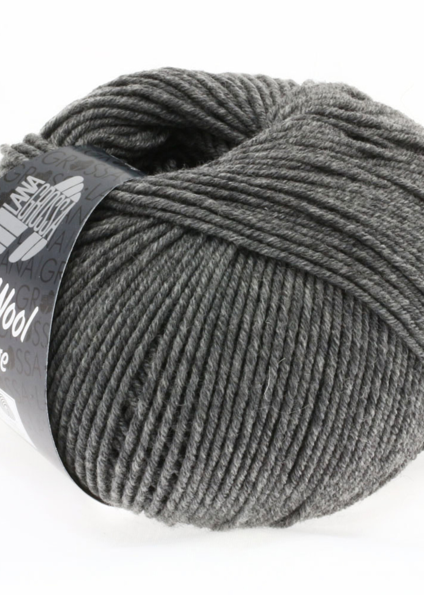 Lana Grossa Cool Wool - Lana Grossa 0412-donker grijs gemêleerd