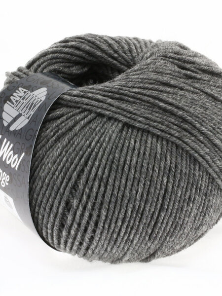 Lana Grossa Cool Wool -0412 donker grijs gemêleerd