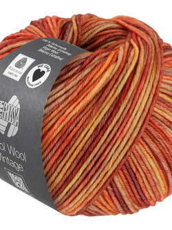 Lana Grossa Cool Wool Vintage -7388 oranjebruin