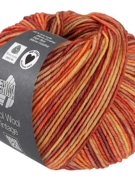 Lana Grossa Cool Wool Vintage -7388 oranjebruin