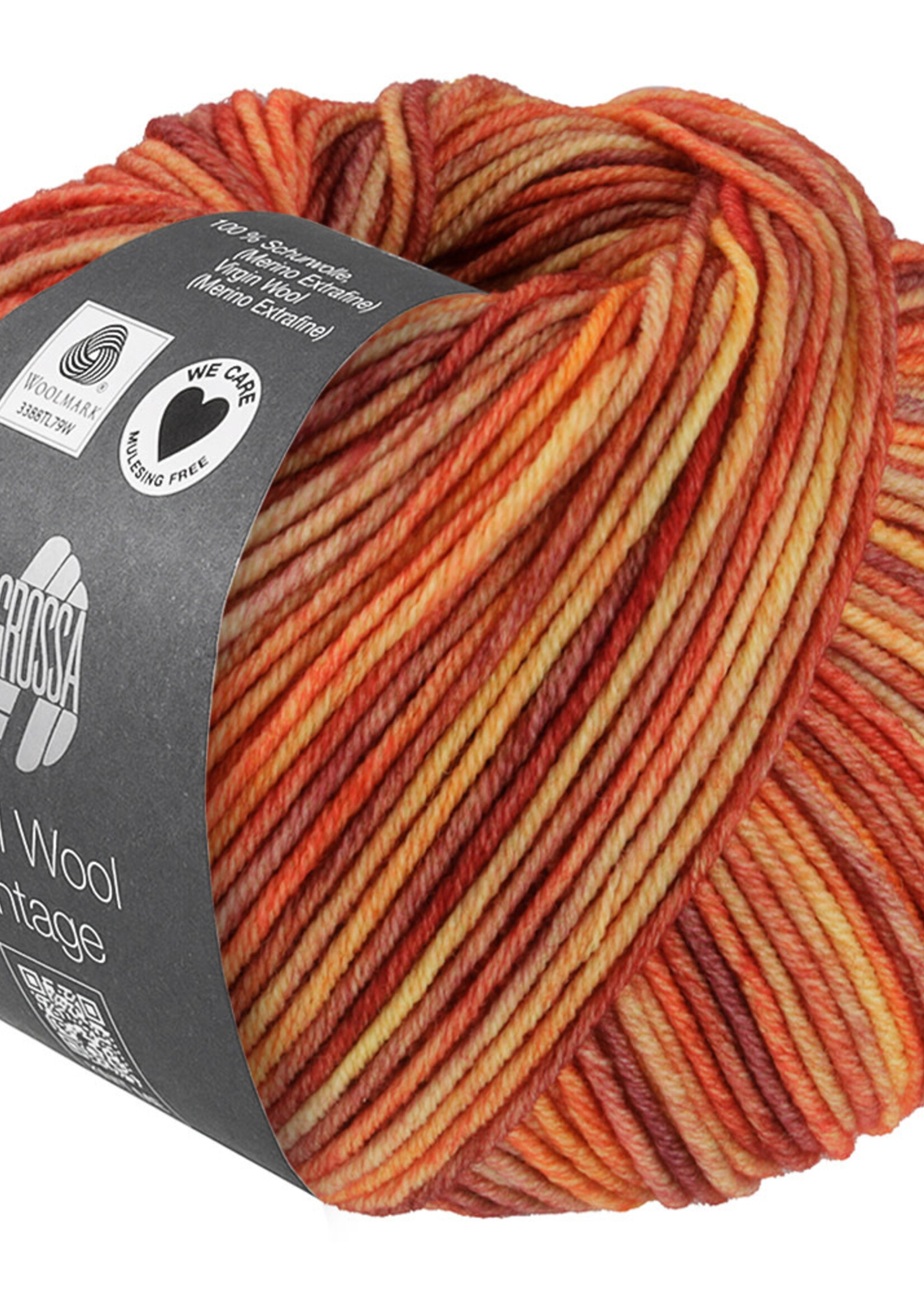 Lana Grossa Cool Wool Vintage - Lana Grossa 7388-oranjebruin