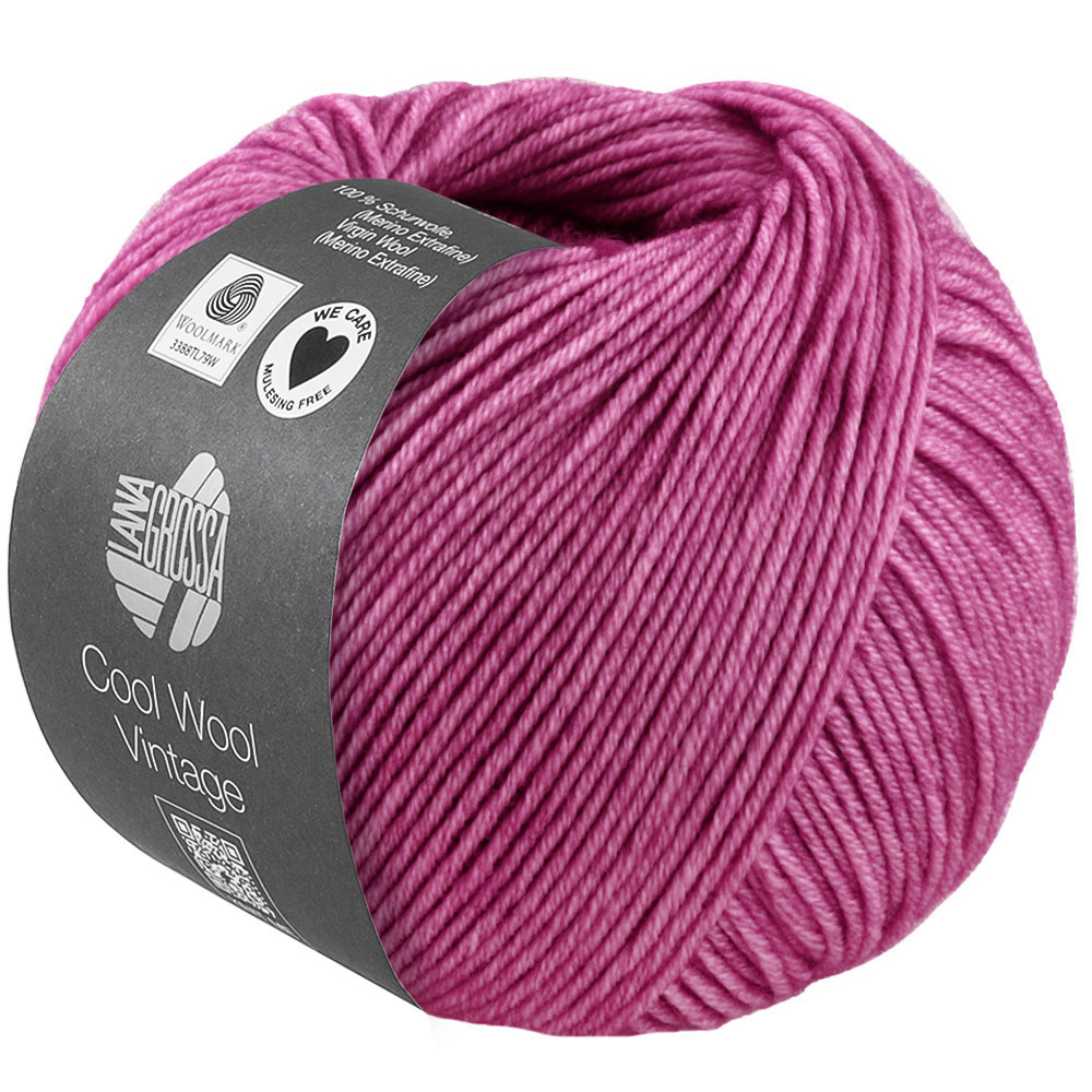 Lana Grossa Cool Wool Vintage -7389 felroze