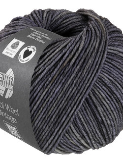 Lana Grossa Cool Wool Vintage -7391 donker grijs