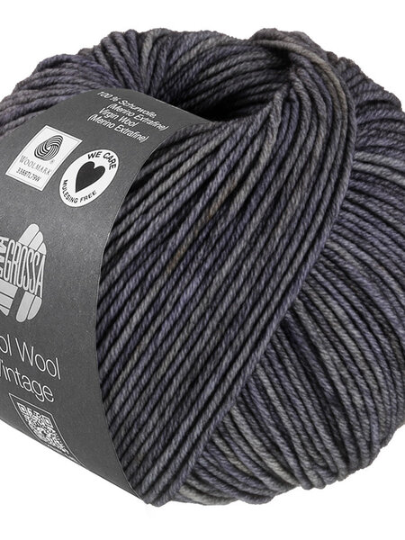 Lana Grossa Cool Wool Vintage -7391 donker grijs