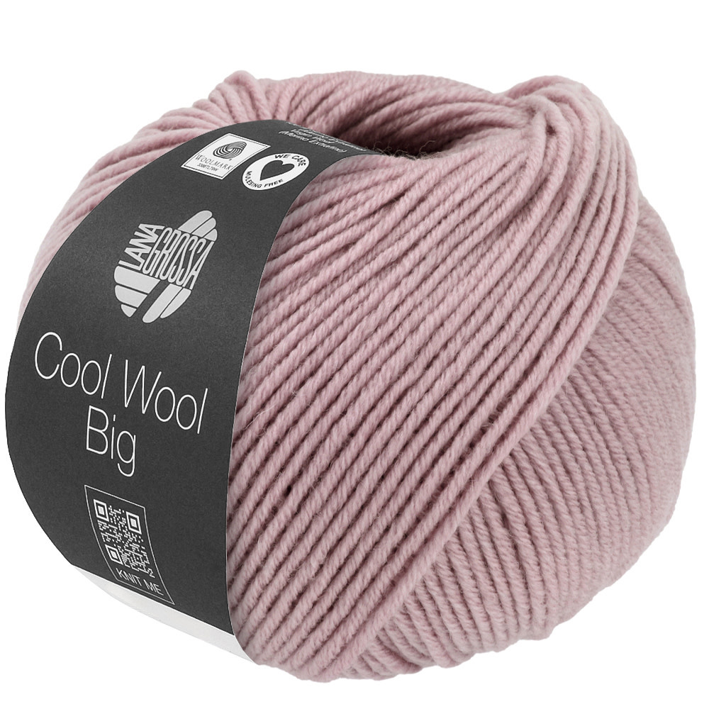 Lana Grossa Cool Wool Big -1033 grijs roze