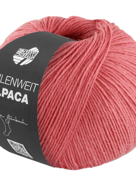 Lana Grossa Meilenweit 6-fach 150g Alpaca uni -1002-koraal
