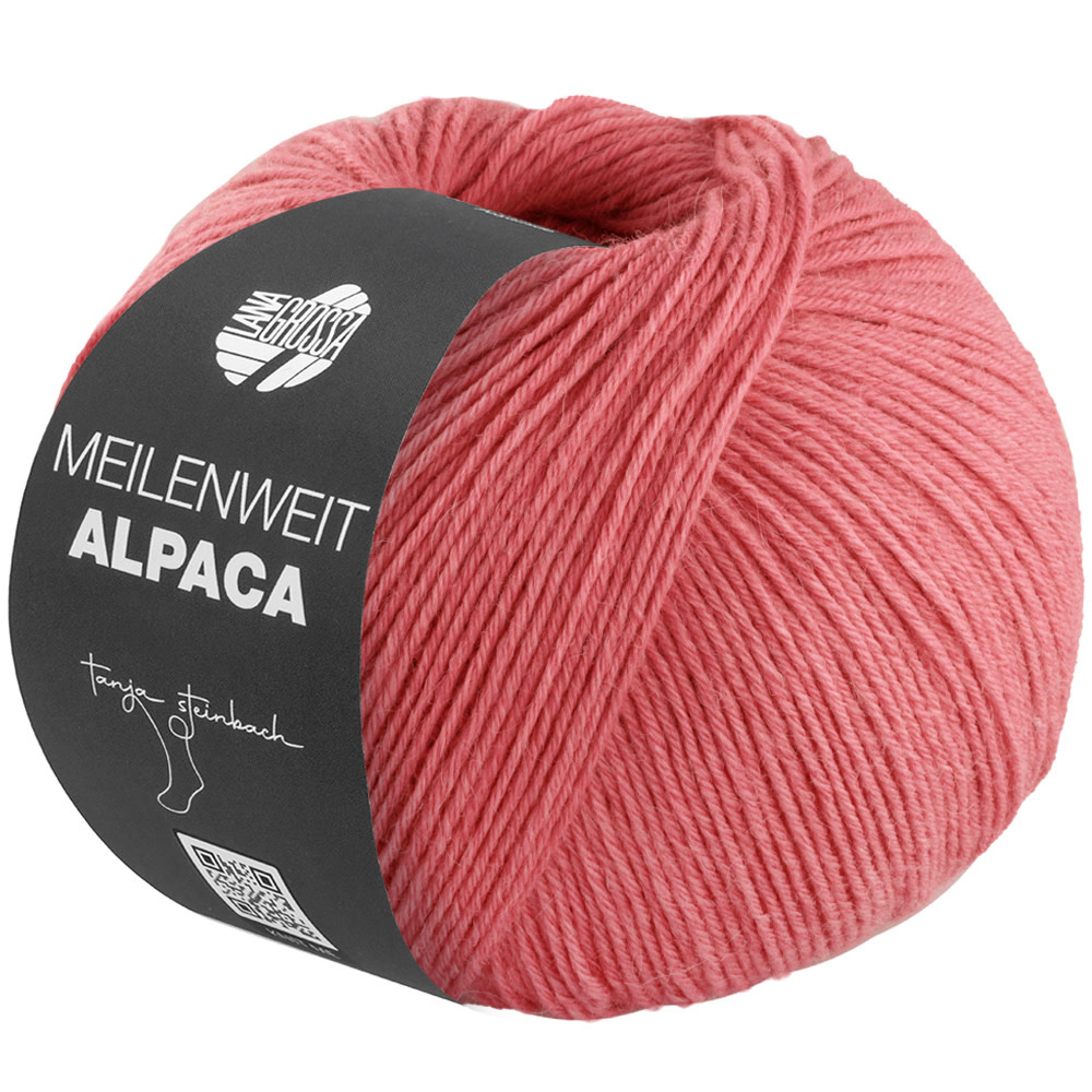 Lana Grossa Meilenweit 6-fach 150g Alpaca uni -1002-koraal