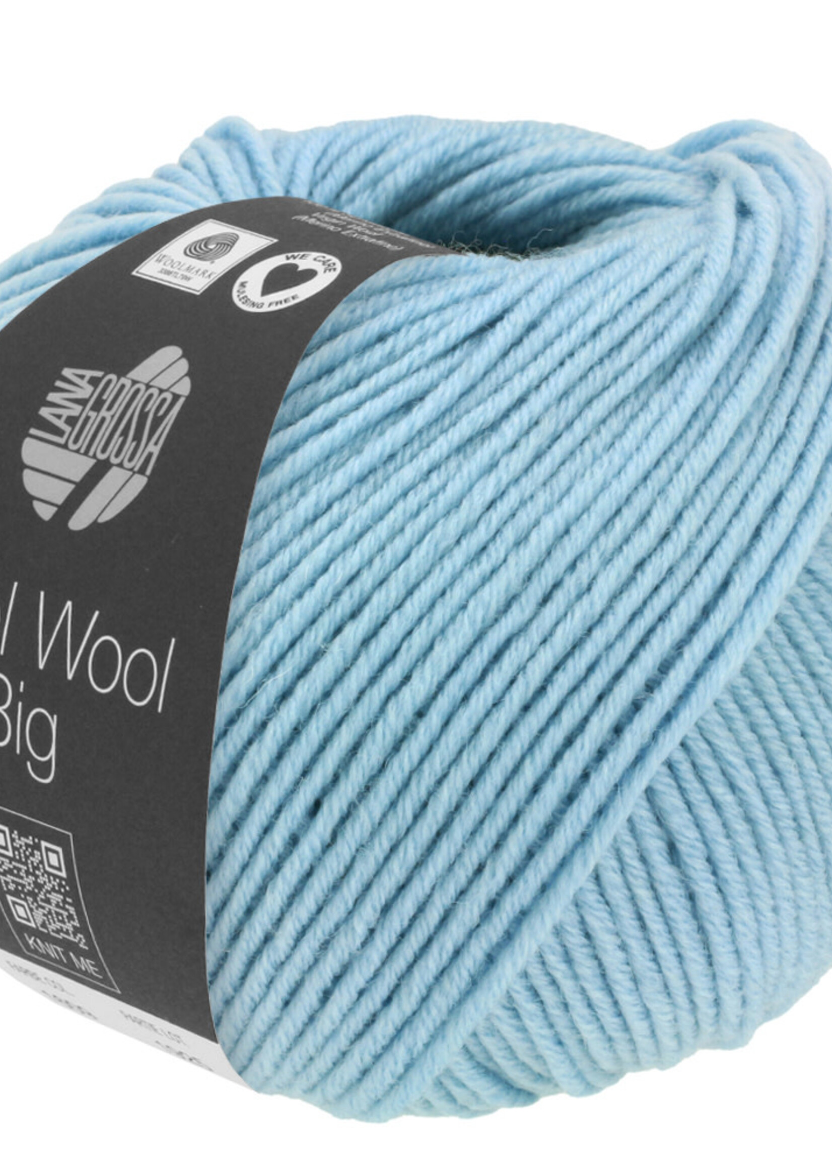 Lana Grossa Cool Wool Big - Lana Grossa 1620-licht blauw gemêleerd