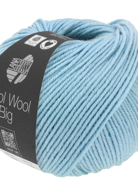 Lana Grossa Cool Wool Big -1620 licht blauw gemêleerd