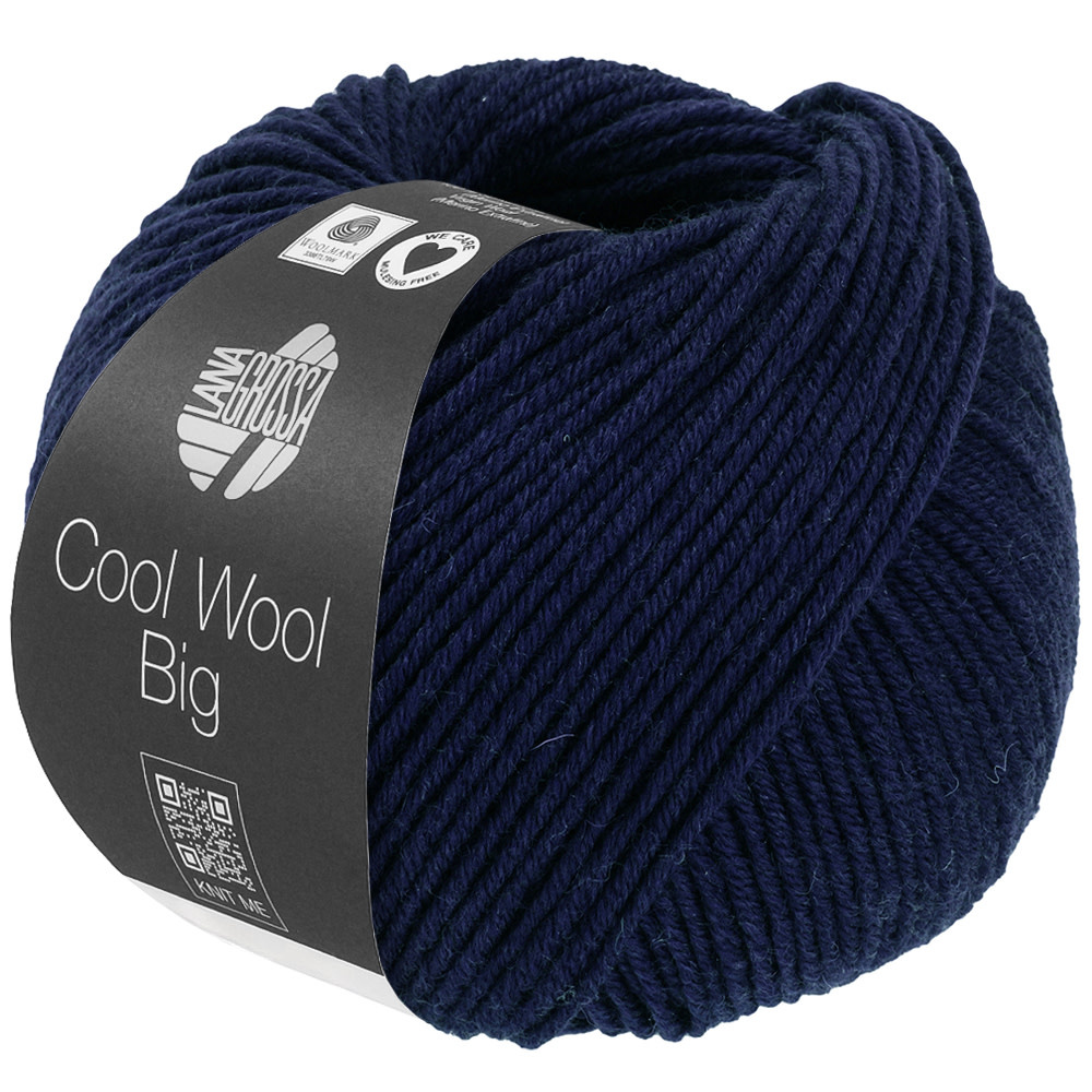 Lana Grossa Cool Wool Big -1694 nachtblauw gemêleerd