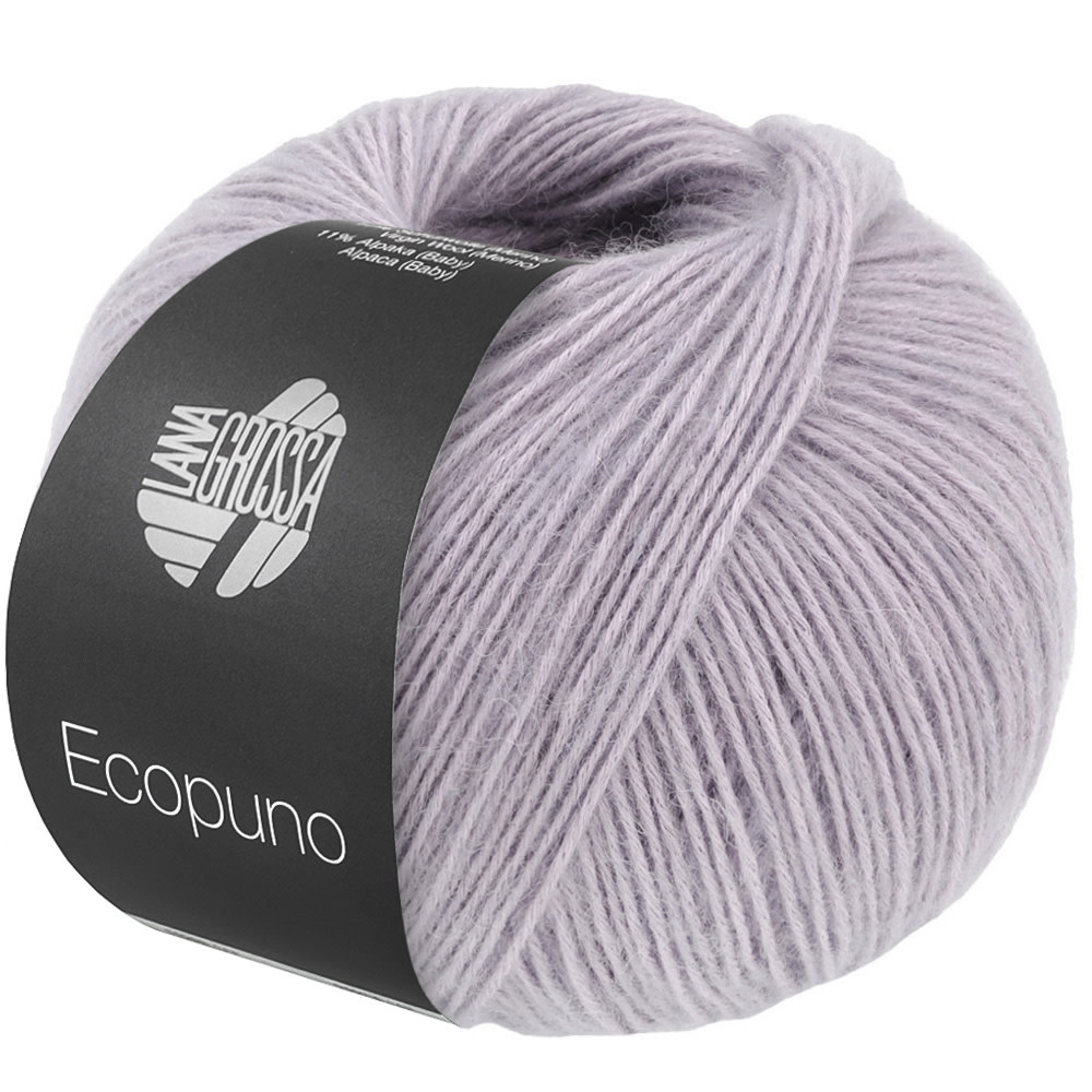Lana Grossa Ecopuno - Lana Grossa -218 grijs paars