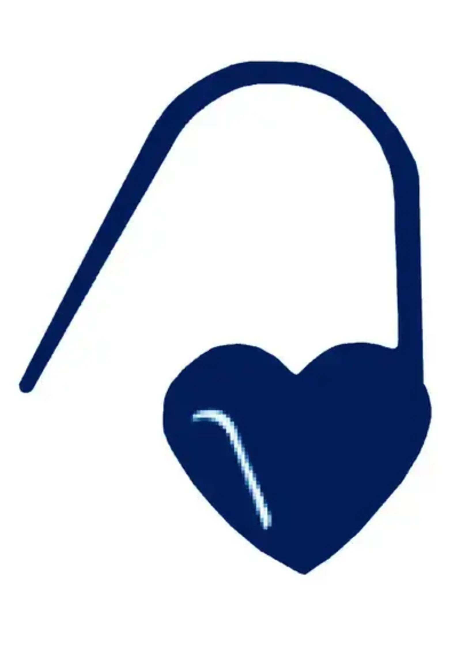 Tulip Tulip Stekenmarkeerders hart small Navy