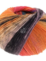 Lana Grossa Farfalla -02-roze beige/grijs bruin/oranje/licht oranje/mokka/nacht blauw/framboos/braam