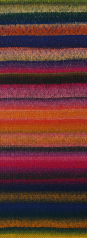 Lana Grossa Farfalla -02-roze beige/grijs bruin/oranje/licht oranje/mokka/nacht blauw/framboos/braam