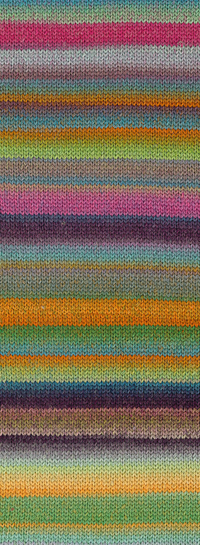 Lana Grossa Farfalla -03-zachtgroen/meigroen/petrol groen/grijs beige/kameel/sering/grijs paars/braam/petrol/grijs blauw/felroze/oranje