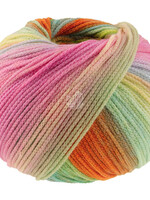 Lana Grossa Farfalla -05-abrikoos/oranje/felroze/rose/pistache/licht groen/mintgroen/zeegroen/lichtgeel