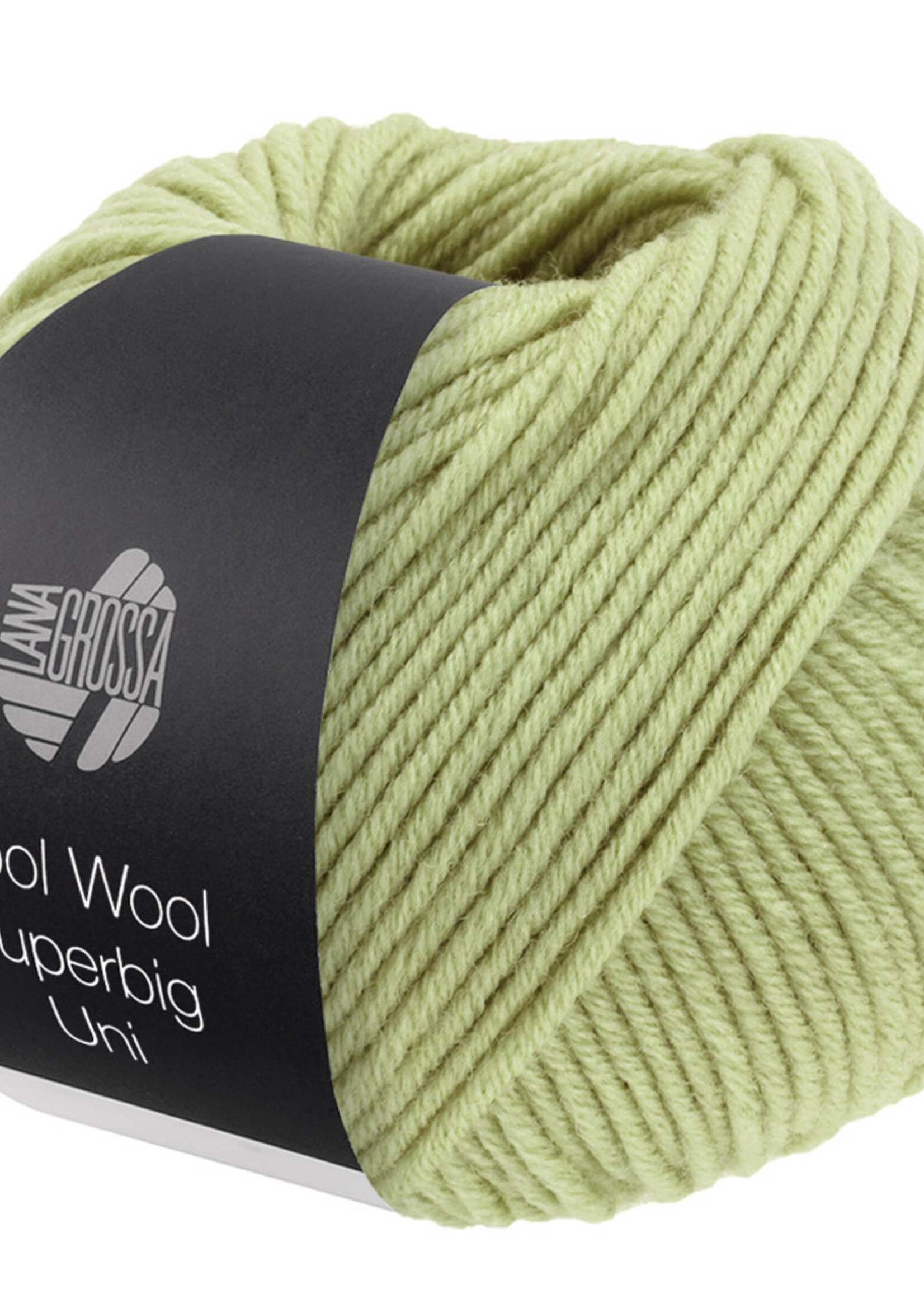 Lana Grossa Cool Wool Superbig Uni-27-bleekgroen