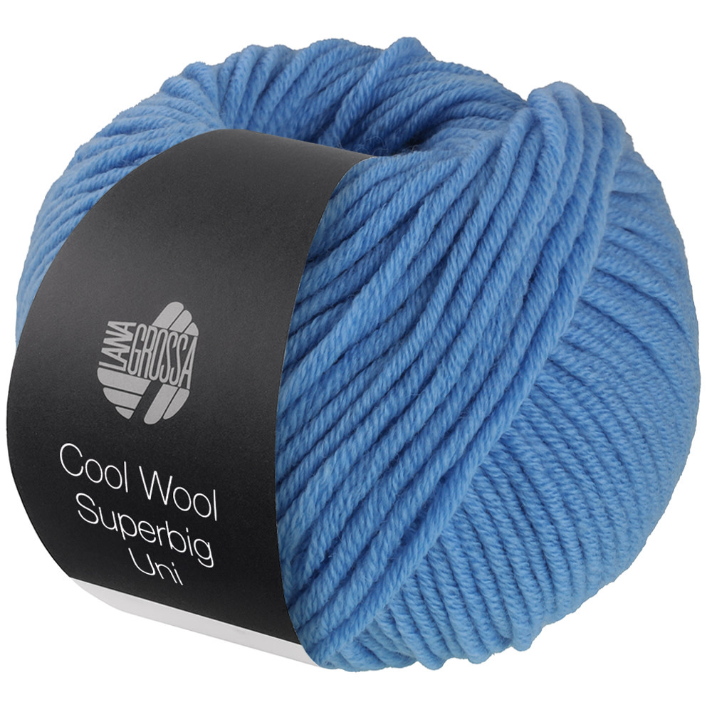 Lana Grossa Cool Wool Superbig Uni-20-hemelsblauw