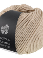 Lana Grossa Cool Wool Superbig -214-beige gemêleerd