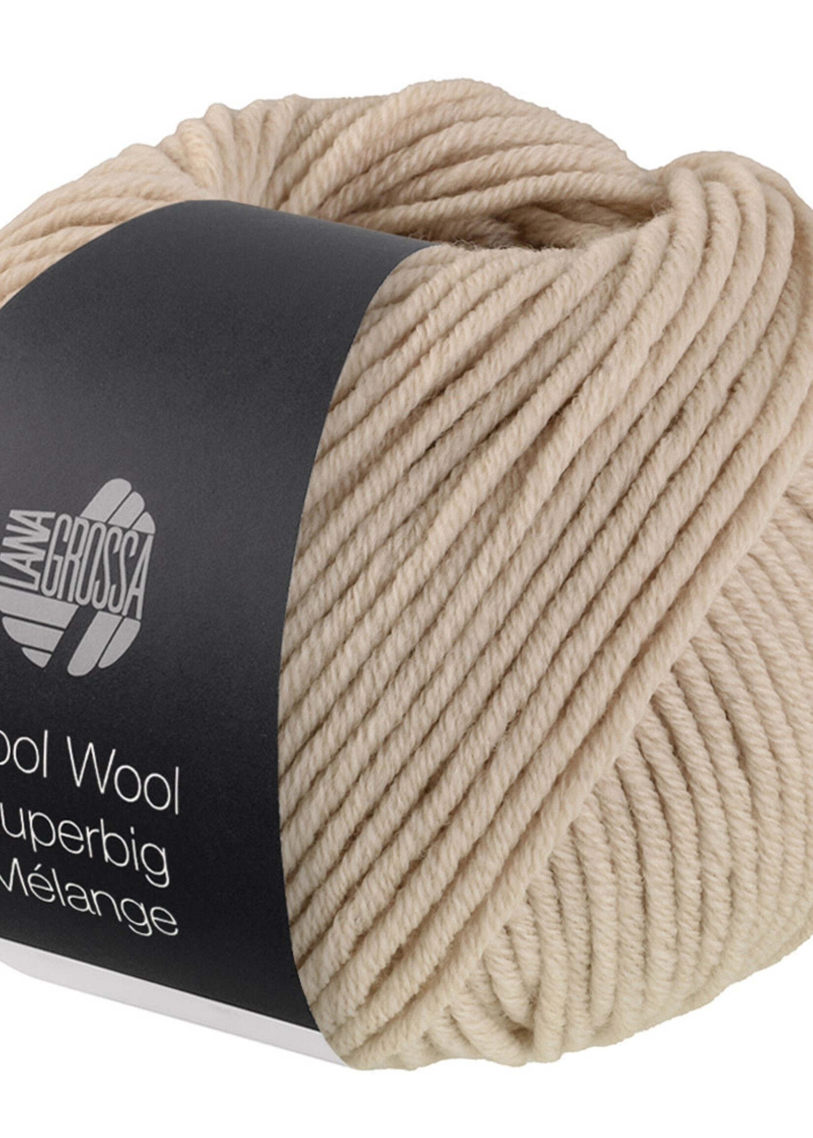 Lana Grossa Cool Wool Superbig -214-beige gemêleerd