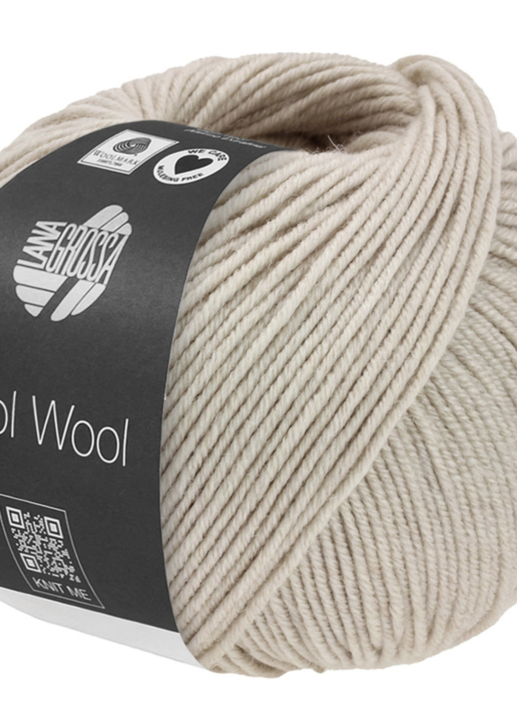 Lana Grossa Cool Wool - Lana Grossa 1491-grège gemêleerd