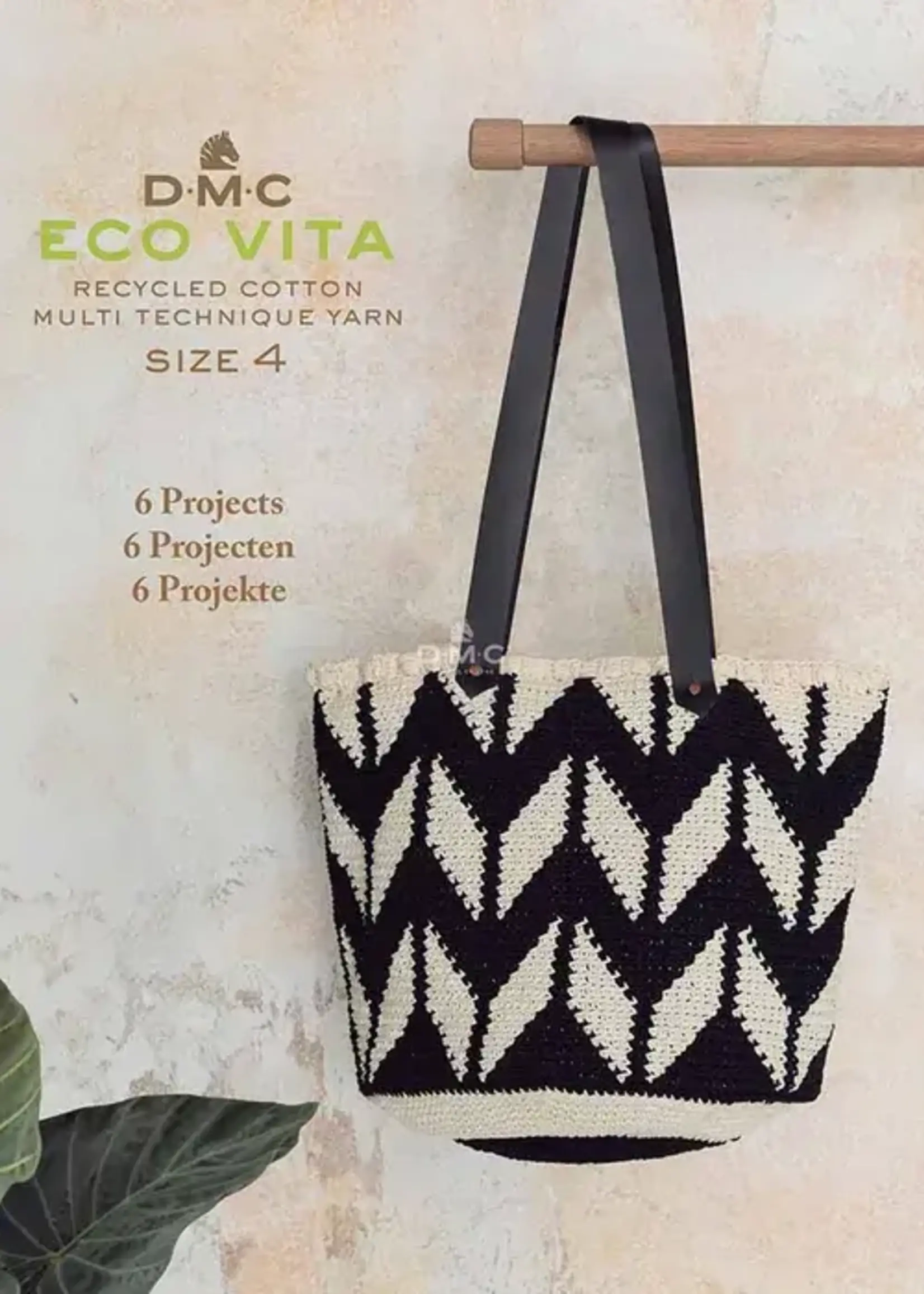 DMC Eco Vita 4 Patroonboek 6 tasprojecten NL-EN-DE