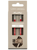 KnitPro Naald punten Vario Aluminium Rainbow LANA GROSSA -kort L 8.50cm D 4mm