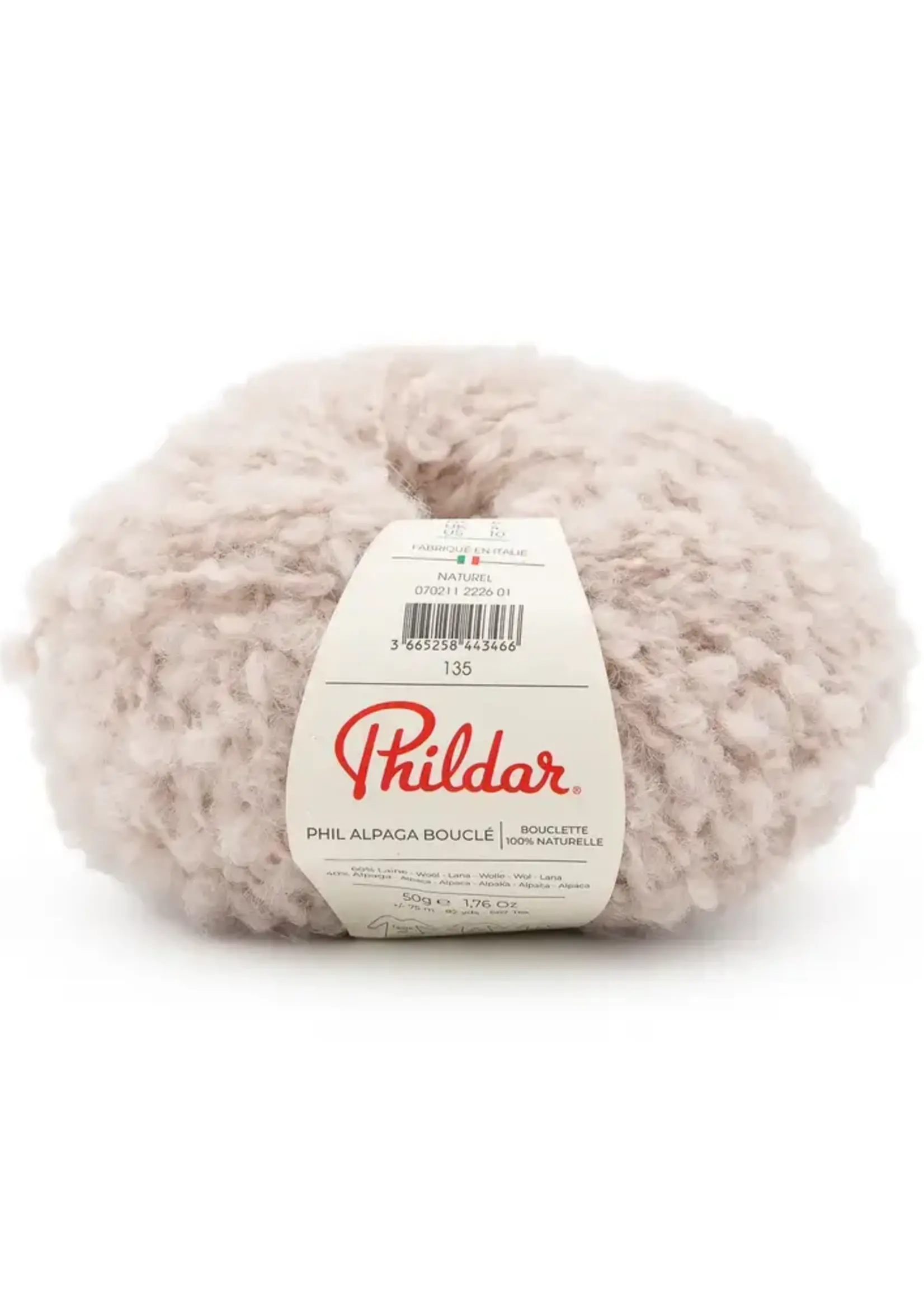 Phildar Phil Alpaga Boucle -naturel