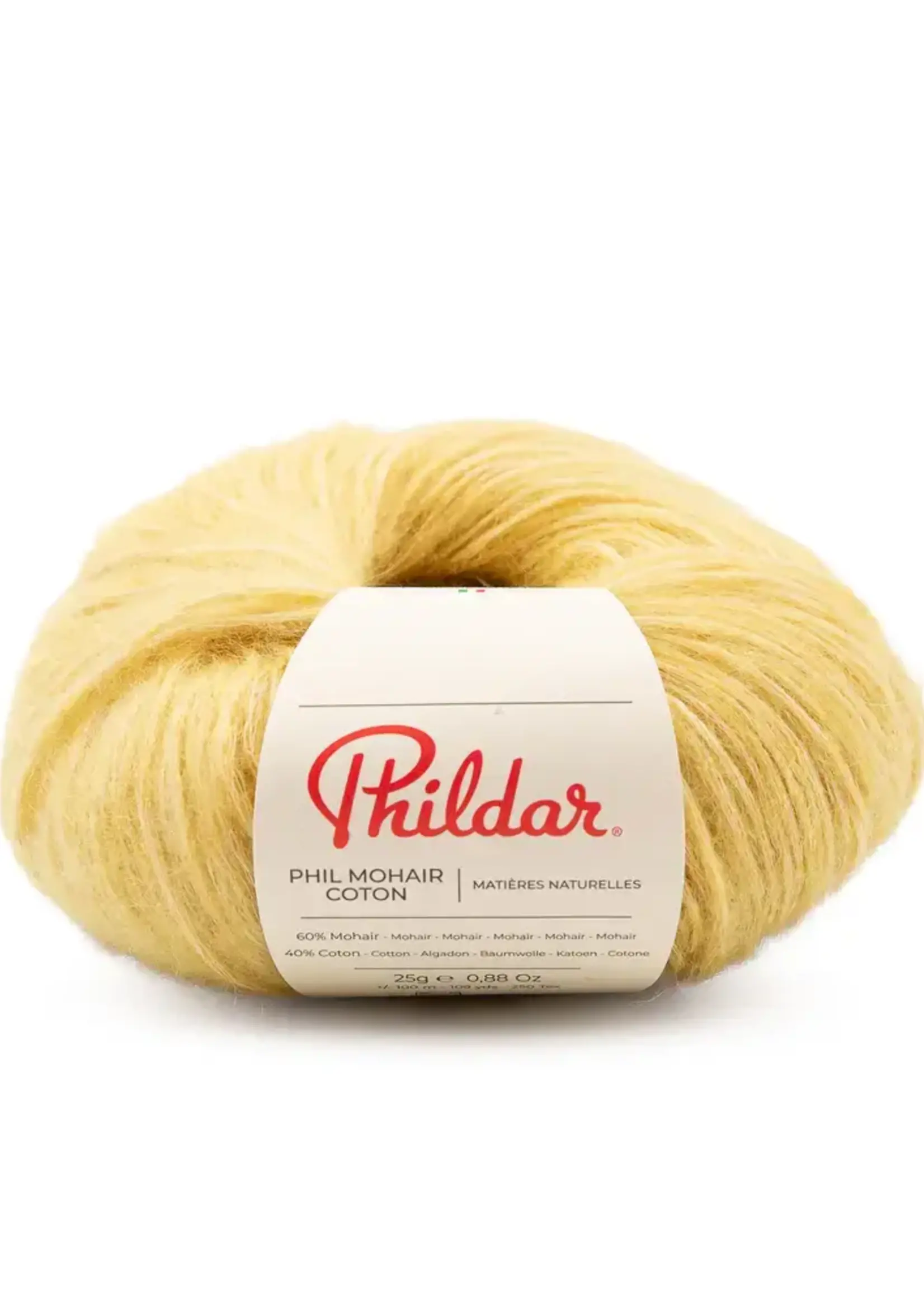 Phildar Phil Mohair Coton -Phildar -jaune d'or