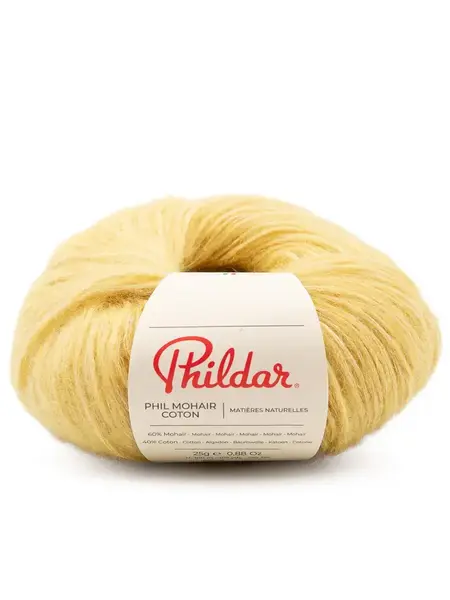 Phildar Phil Mohair Coton -Phildar -jaune d'or