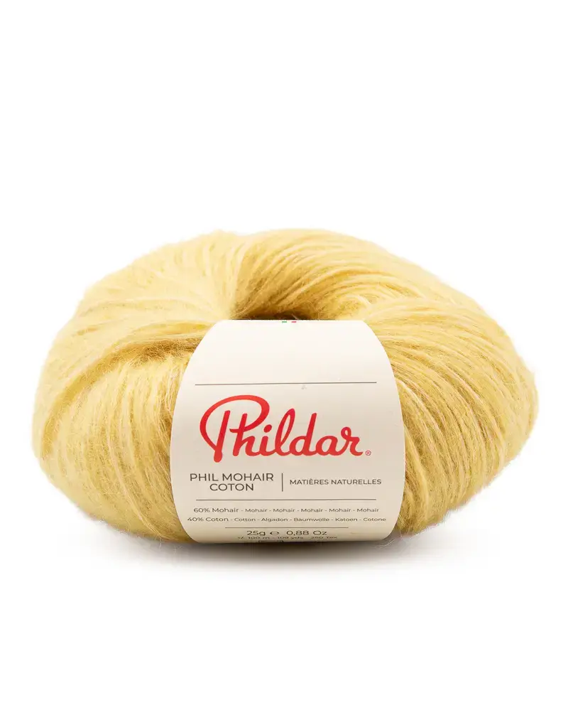 Phildar Phil Mohair Coton -Phildar -jaune d'or