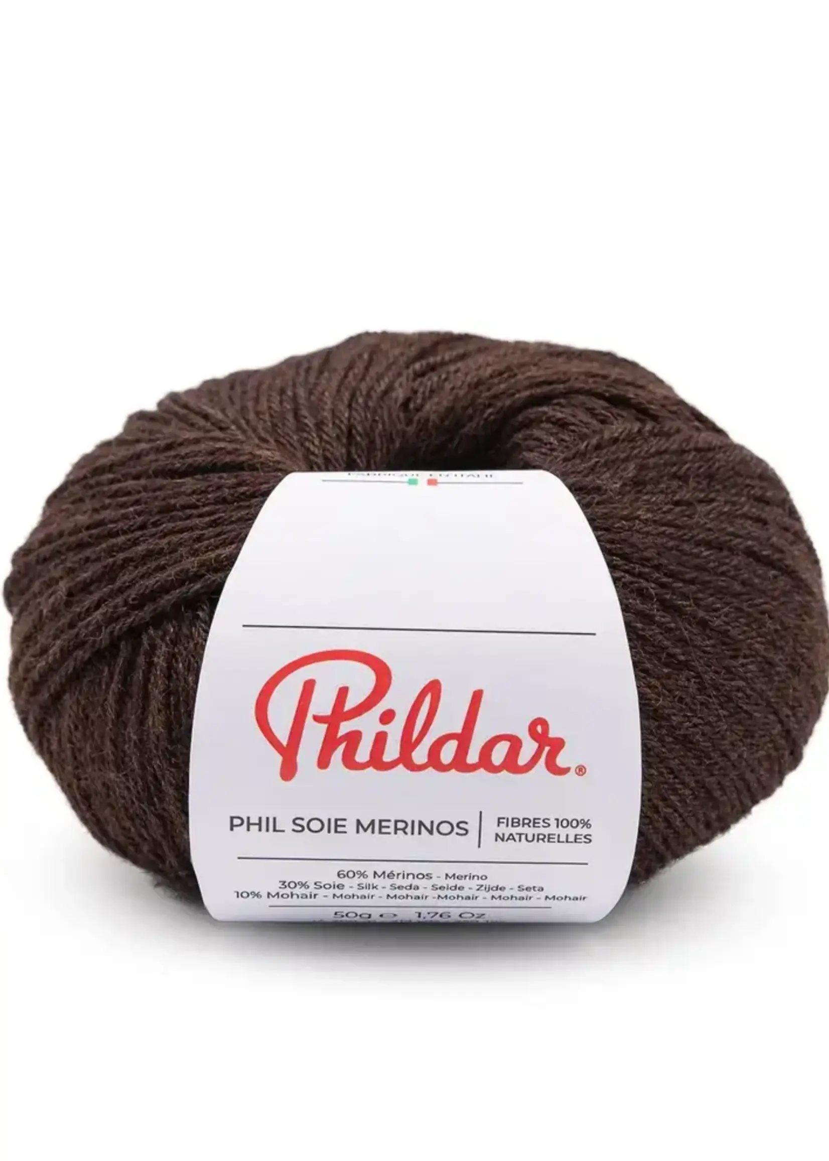 Phildar Phil Soie Merinos -chocolat noir