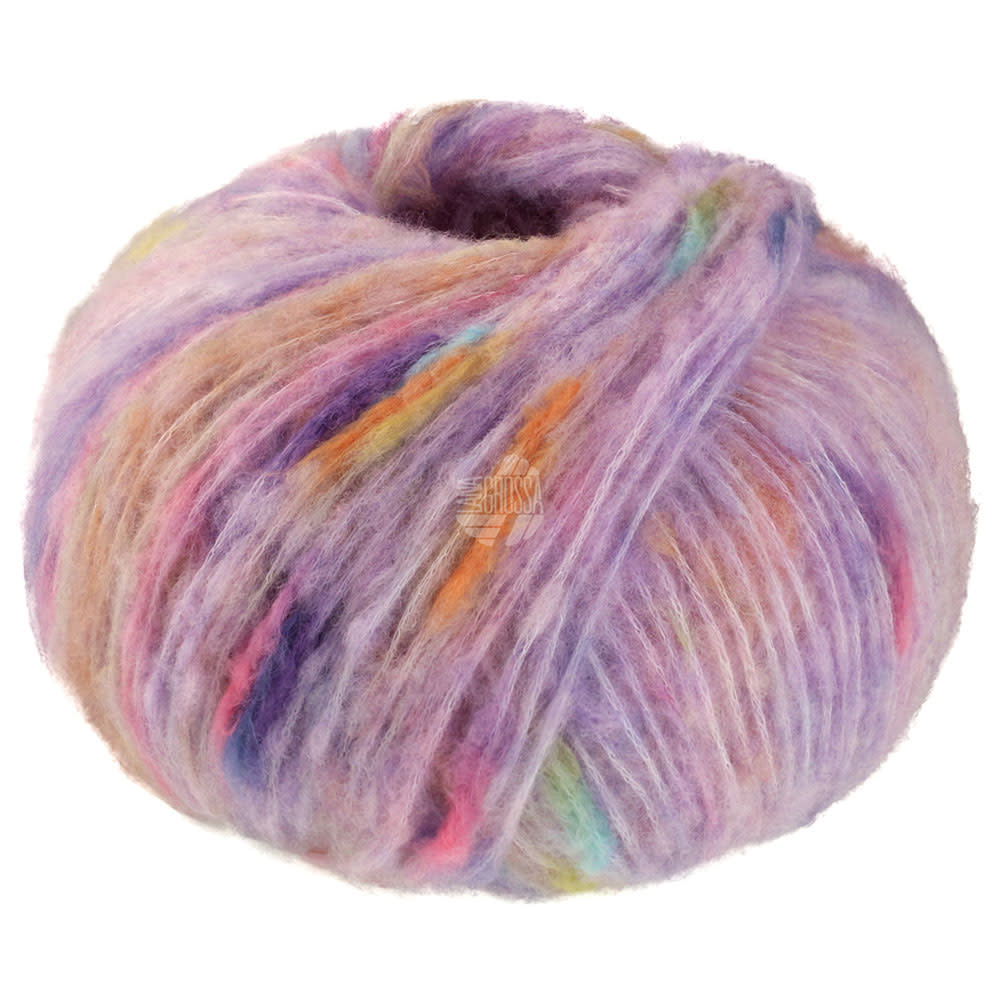 Lana Grossa Cassata -03 Zacht paars/roze/geel/paars