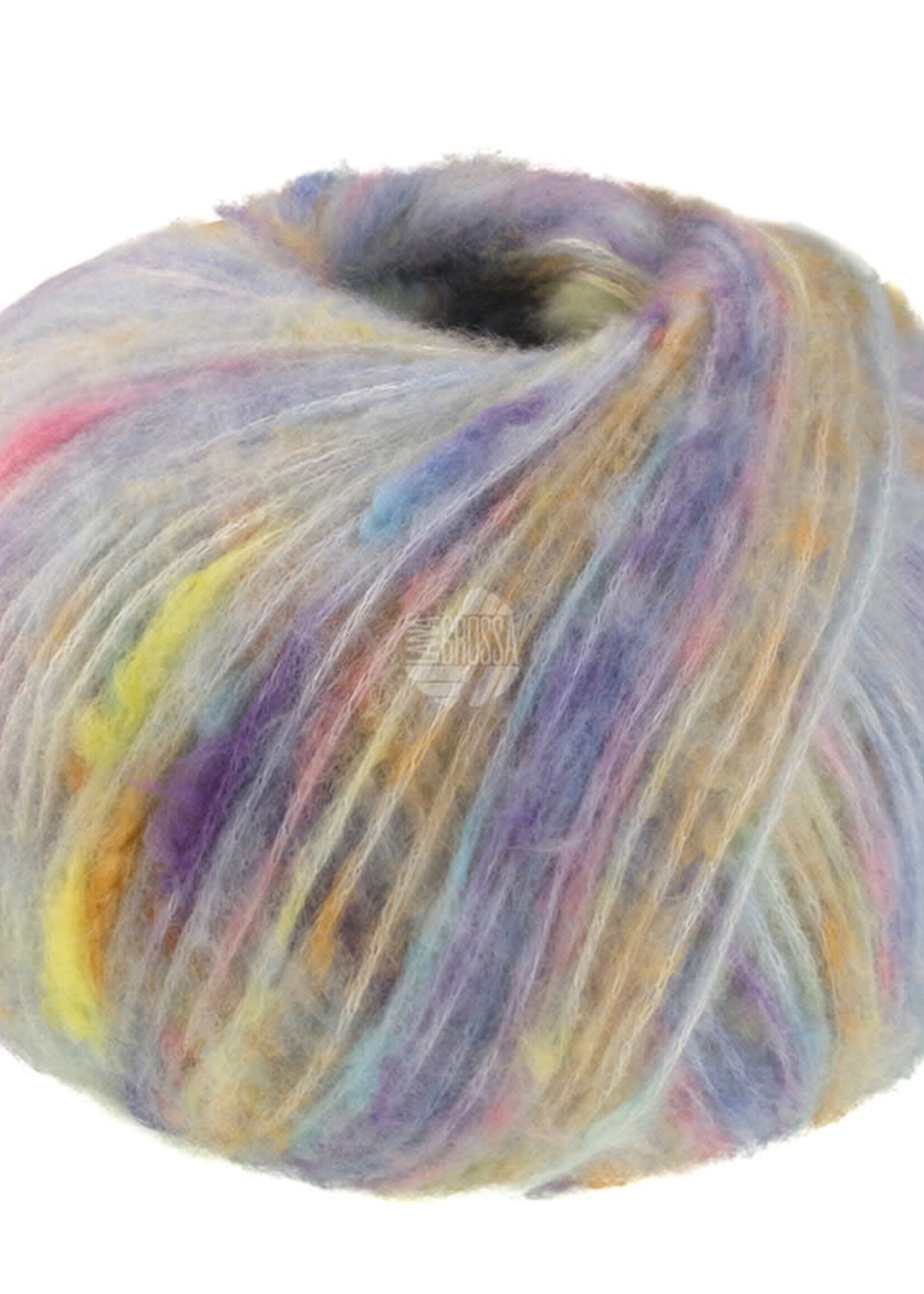 Lana Grossa Cassata -Lana Grossa -04 Mint/geel/oranje/lichtblauw