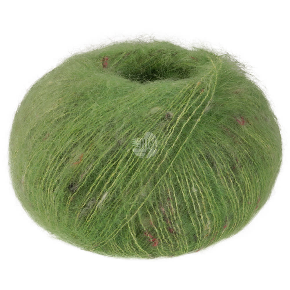 Lana Grossa Natural Superkid Tweed -633 appelgroen